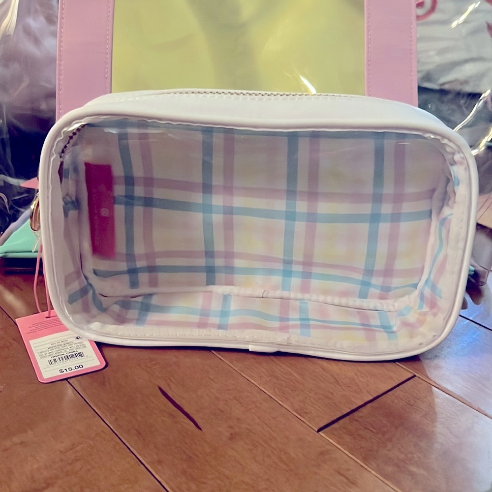 Stoney Clover Lane x Target Blanc & Gingham Small Pouch